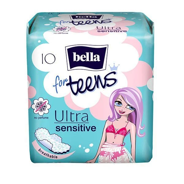 Дамски превръзки Bella Teens 10 бр.Sensitive