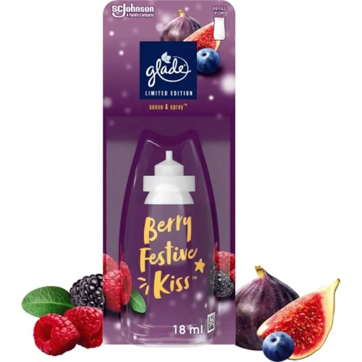 Глейд Sense&Spray пълнител 0,018 Berry Festive Kiss
