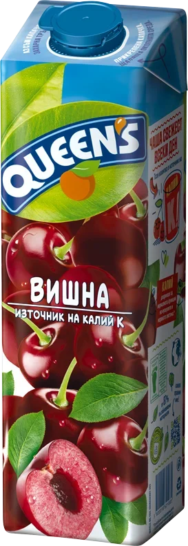 Куинс напитка вишна 1 л.