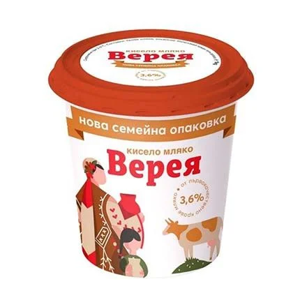 Кисело мляко Верея 3,6% 1 кг.