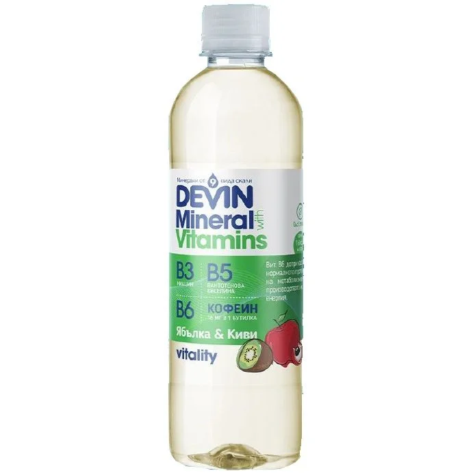 Напитка с витамини ябълка и киви 0,425 Devin