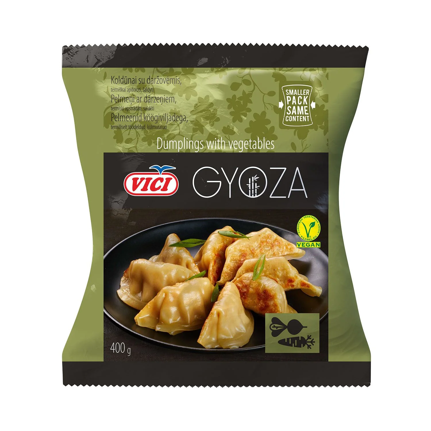Дъмплинги - кнедли със зеленчуци 0,400 Gyoza VICI Замразени