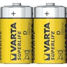 Батерии Varta Super Цинк Foil R20 D 1,5V 2 бр.