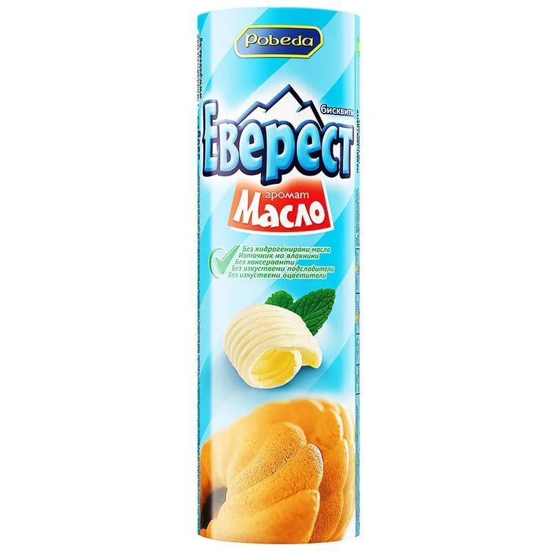 Бисквити Еверест с масло 0,195 Победа