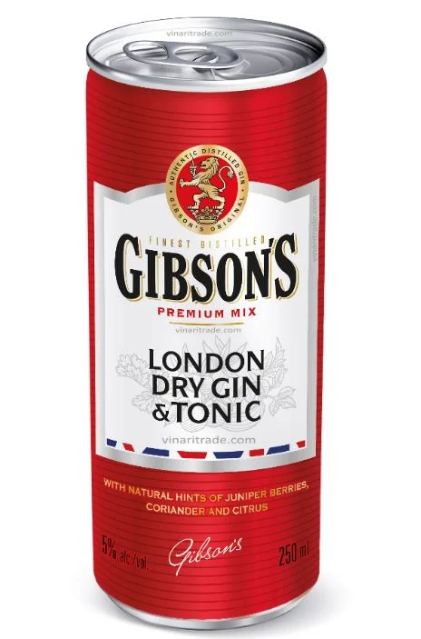 Коктейл Джин и тоник Gibsons 0,250