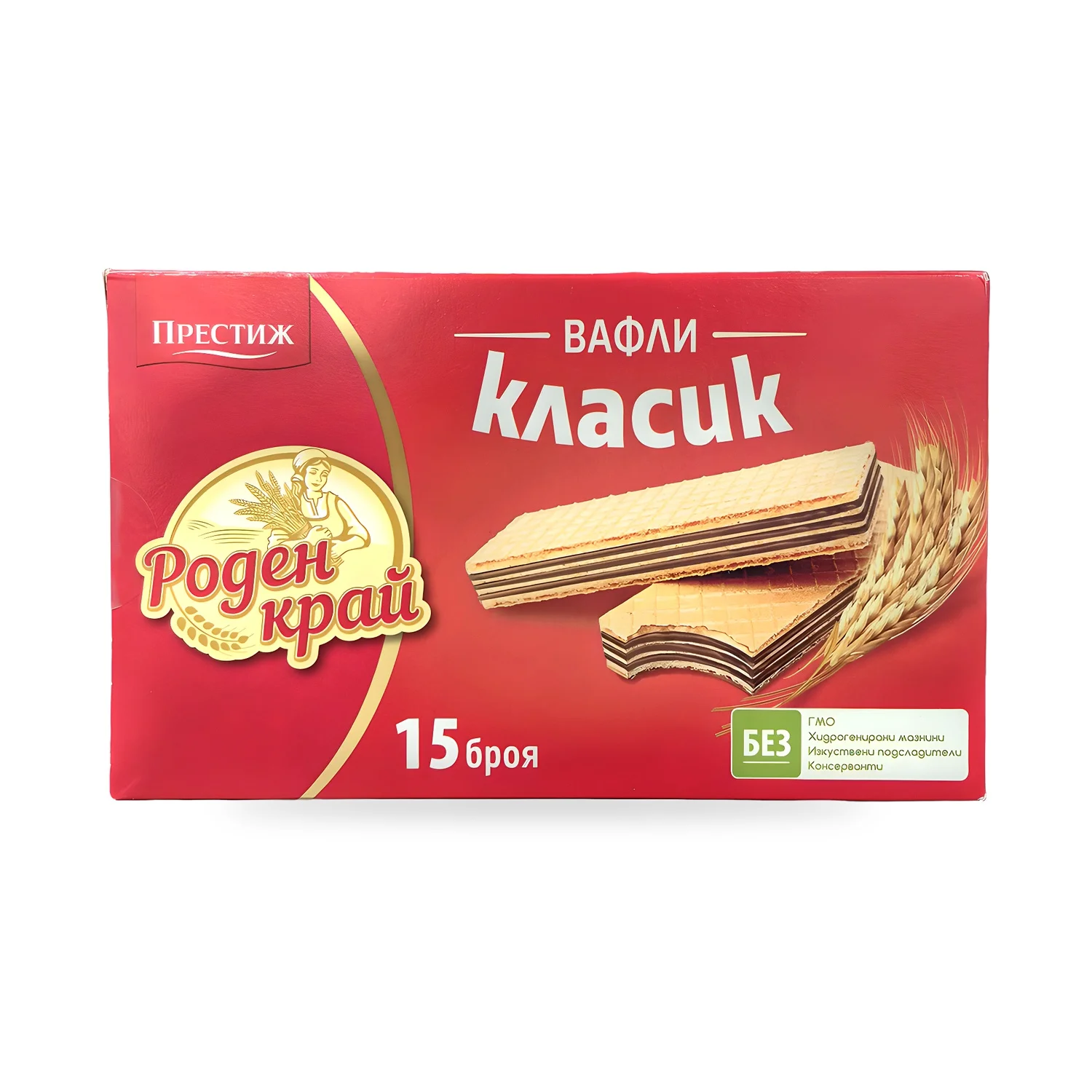 Вафли Роден край Класик 15 бр. 0,375