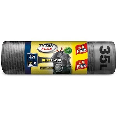 Фино торби за смет с връзки 35 л.15 бр. Titan ultra elastic