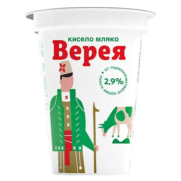 Кисело мляко Верея 2,9% 0,400