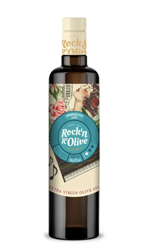 Маслиново масло Екстра Върджин Arbequina Jazz 0,500 Rock'n R'Olivez