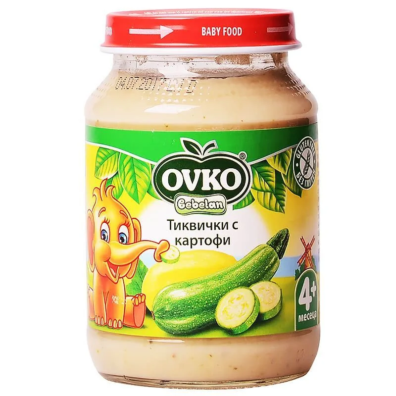 Овко Бебелан тиквички с картофи 0,190