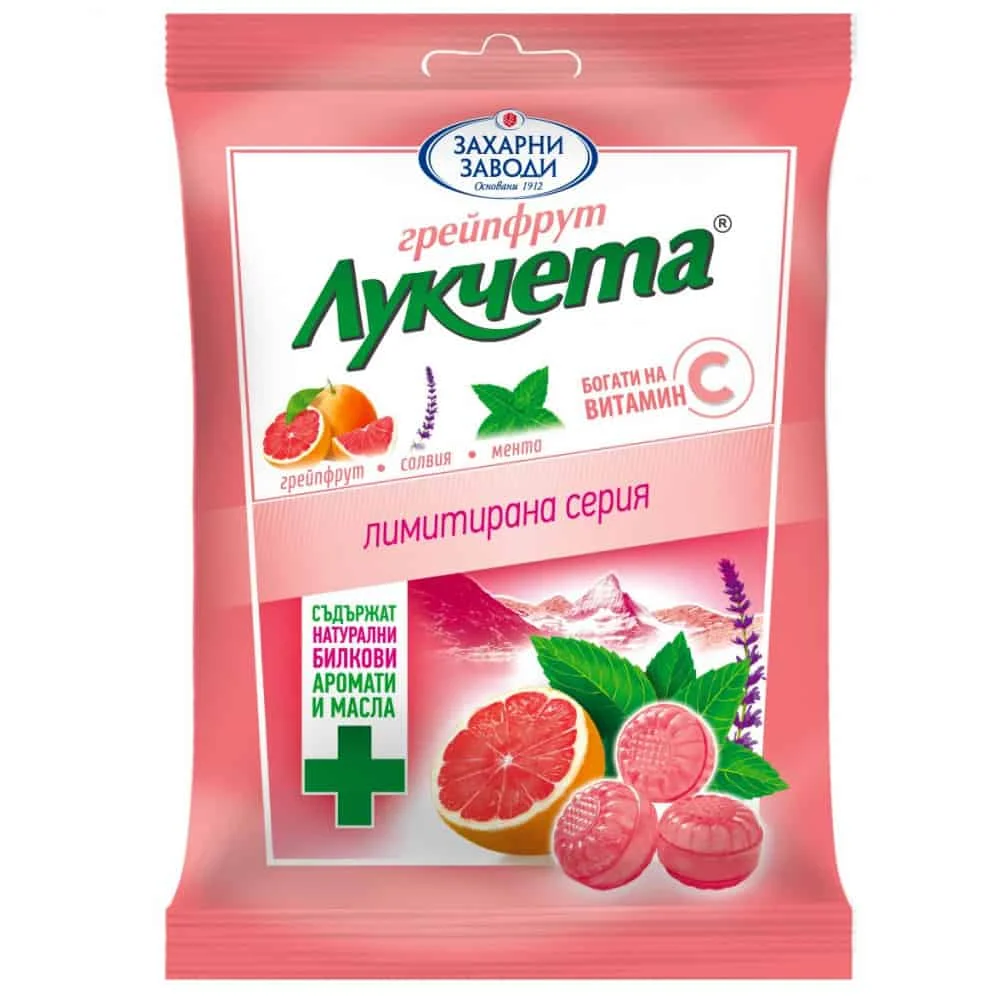Бонбони Лукчета грейпфрут 0,075