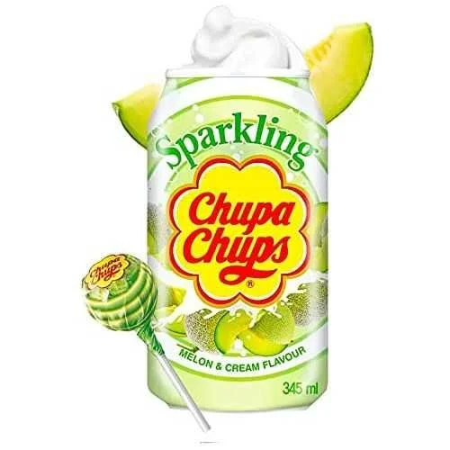 Безалкохолна напитка Chupa Chups 0,345 Пъпеш и сметана