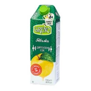 Сок Директен Ябълка 1,5 Greno