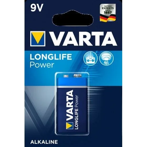 Батерии Varta Long Life Power алкални LR22 9V 1 бр.