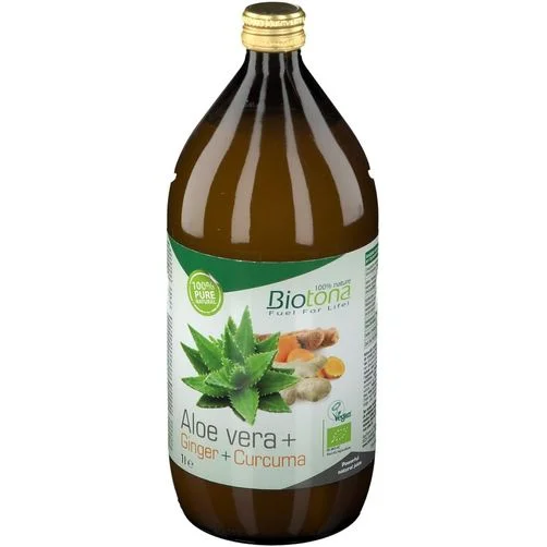 БИО Сок Алое вера с куркума и джинджифил 1 л. Biotona