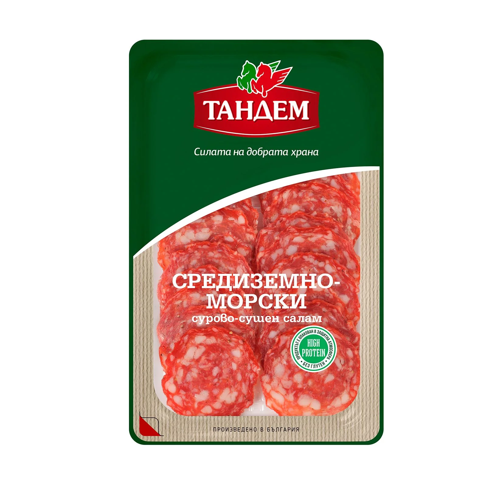 Салам Средиземноморски сурово-сушен 0,100 Тандем
