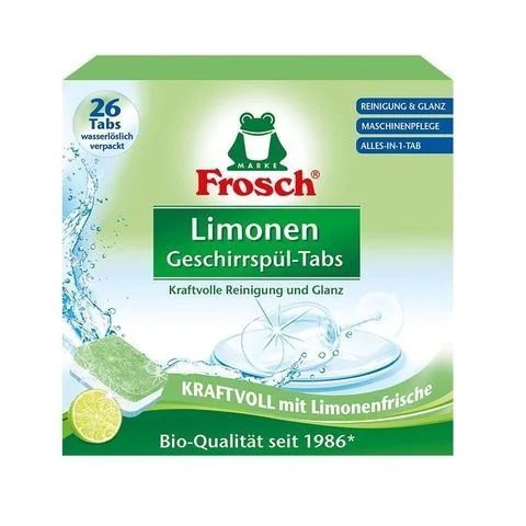 Frosch таблетки за съдомиялна 50 бр. All in 1 Зелен лимон 0,900