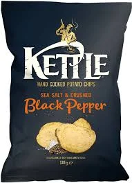 Чипс Kettle черен пипер 0,130
