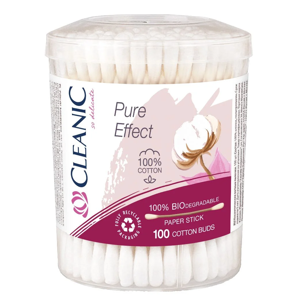 Клечки за уши Cleanic Pure Effekt 100бр. кутия