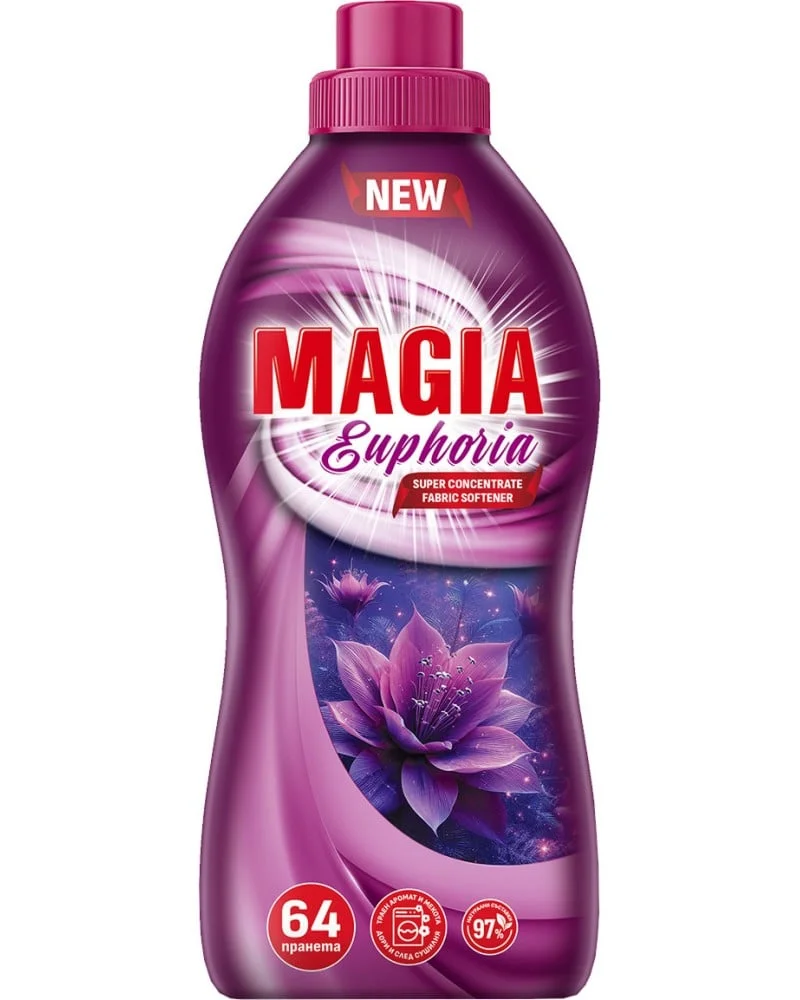 Омекотител Magia Euphoria 64 пранета 1,152 л.