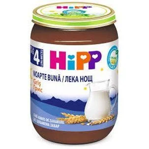 Хип Био Млечна каша Лека Нощ грис 0,190