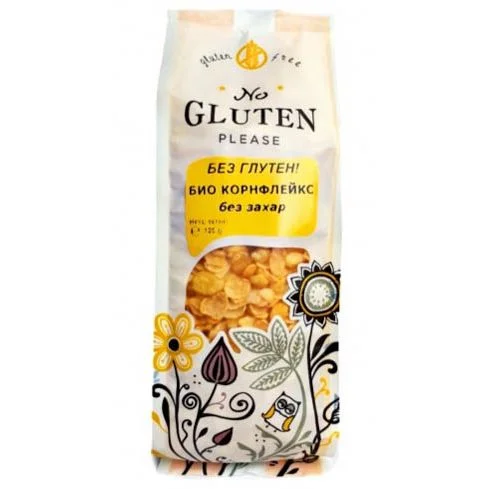 БИО Безглутенов корнфлейкс без захар 0.125 Gluten Please