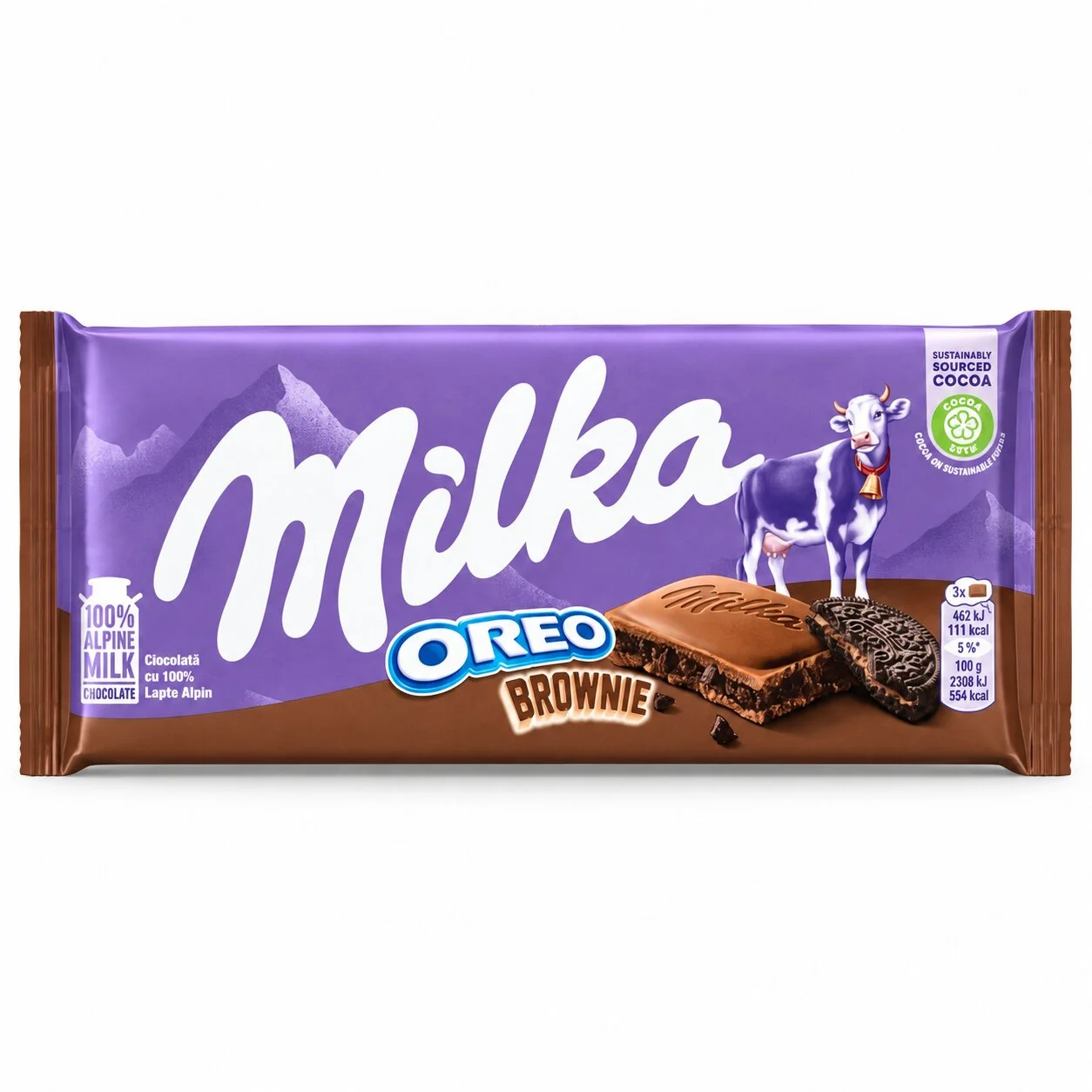 Шоколад Милка Орео Брауни 0,100