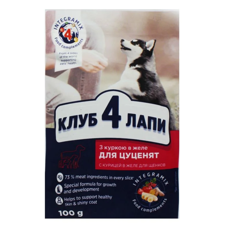 Club 4 Paws Пиле в желе 0.100