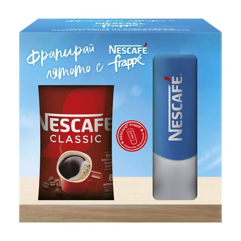 Nescafe Classic + Frappe шейкър 0,250