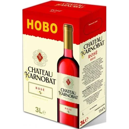 Вино Розе Шато Карнобат 3 л. кутия