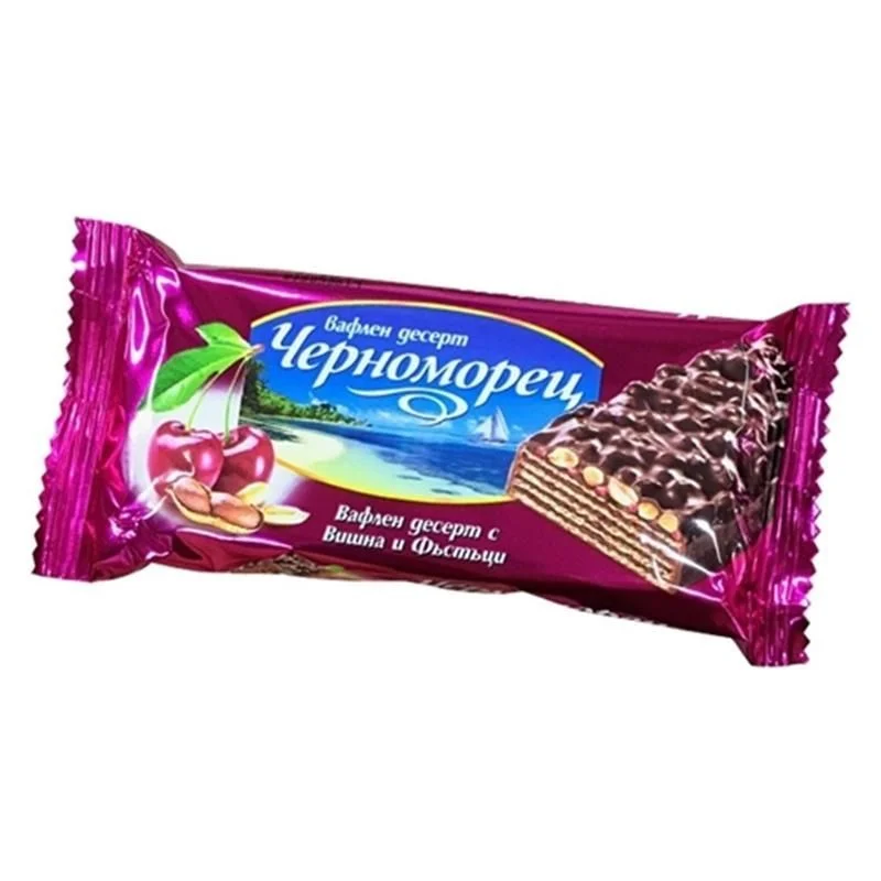 Вафлен десерт Черноморец 0,080 Вишна