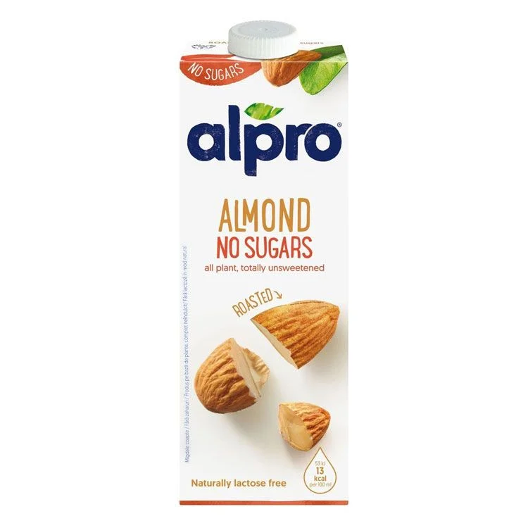 Alpro мляко бадем без захар и сол 1 л.