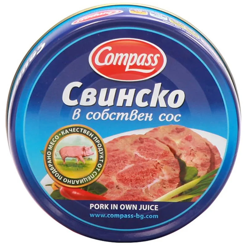 Свинско в собствен сос 0,180 Компас