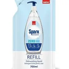 Течен препарат за съдове пълнител Spark Zero 0,700 Sano