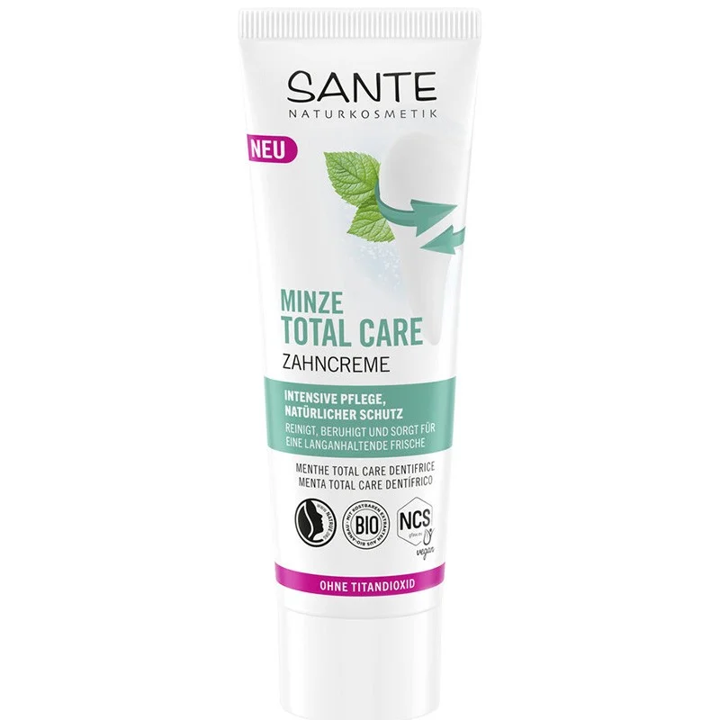 БИО Паста за зъби с мента Total Care 0,075 Sante