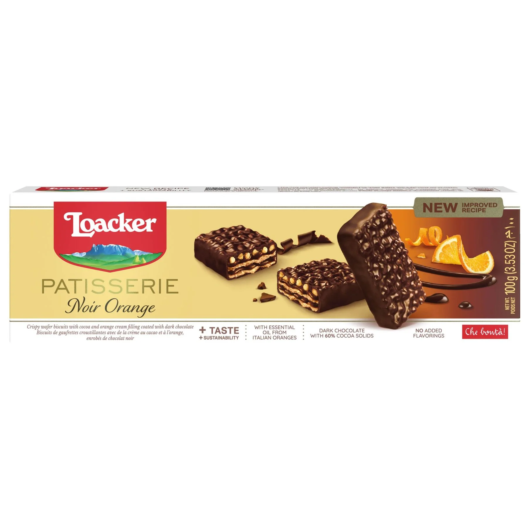 Вафли Лоакер Gran Pasticceria 0,100 Шоколадови ноар оранж
