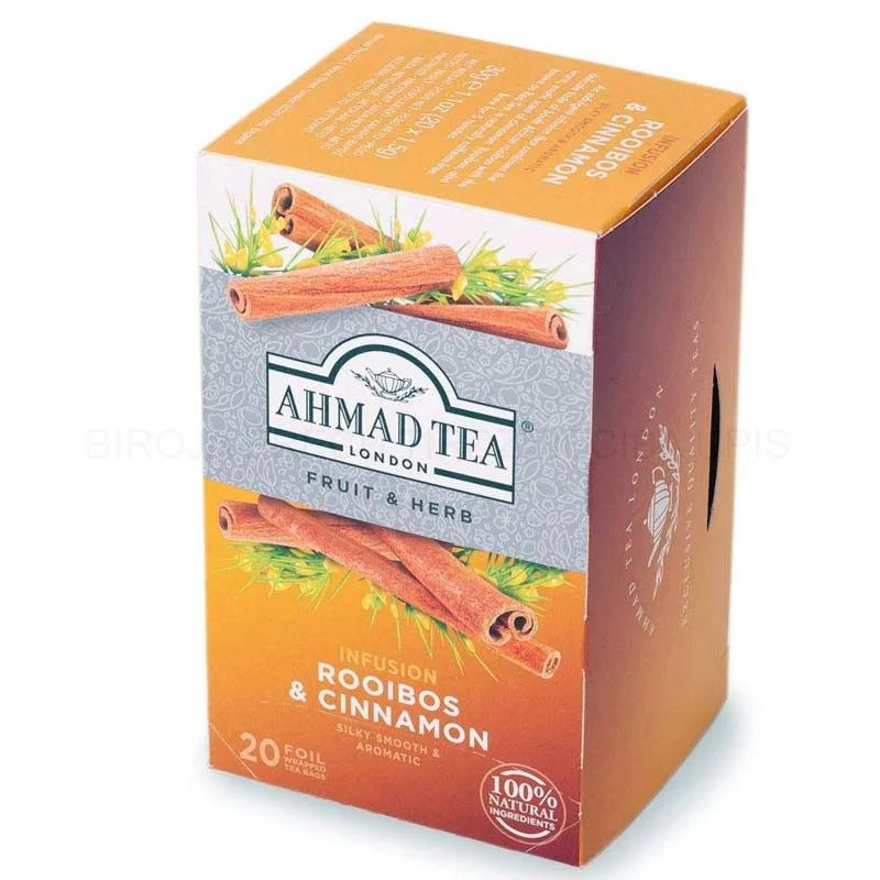 Чай Билков ройб и канела Ahmad tea 20 бр.