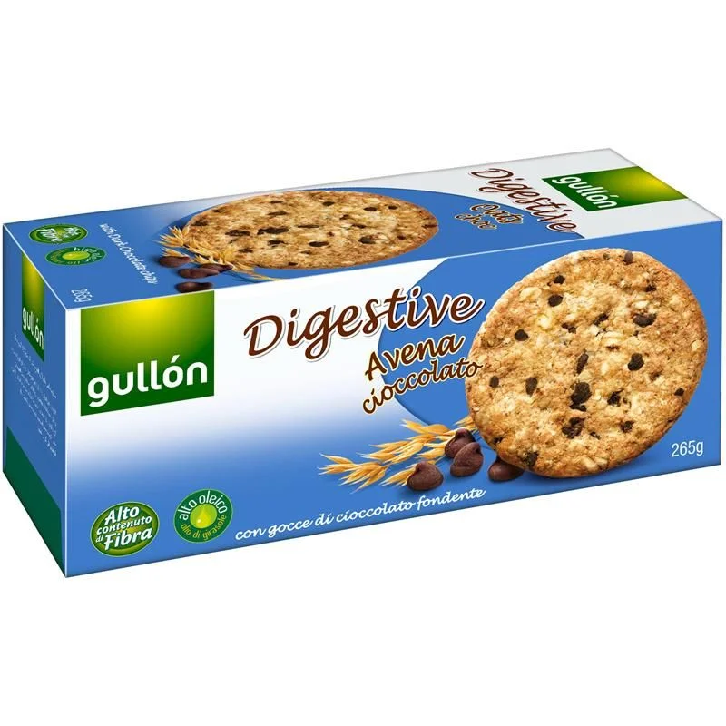Бисквити Digestive овесени с шоколад 0,265 Gullon