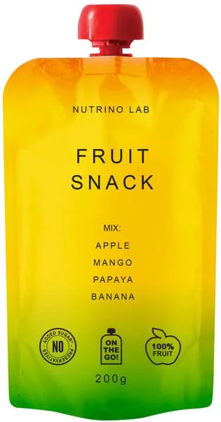 Nutrino Lab Плодово пюре микс Ябълка манго папая банан 0,200