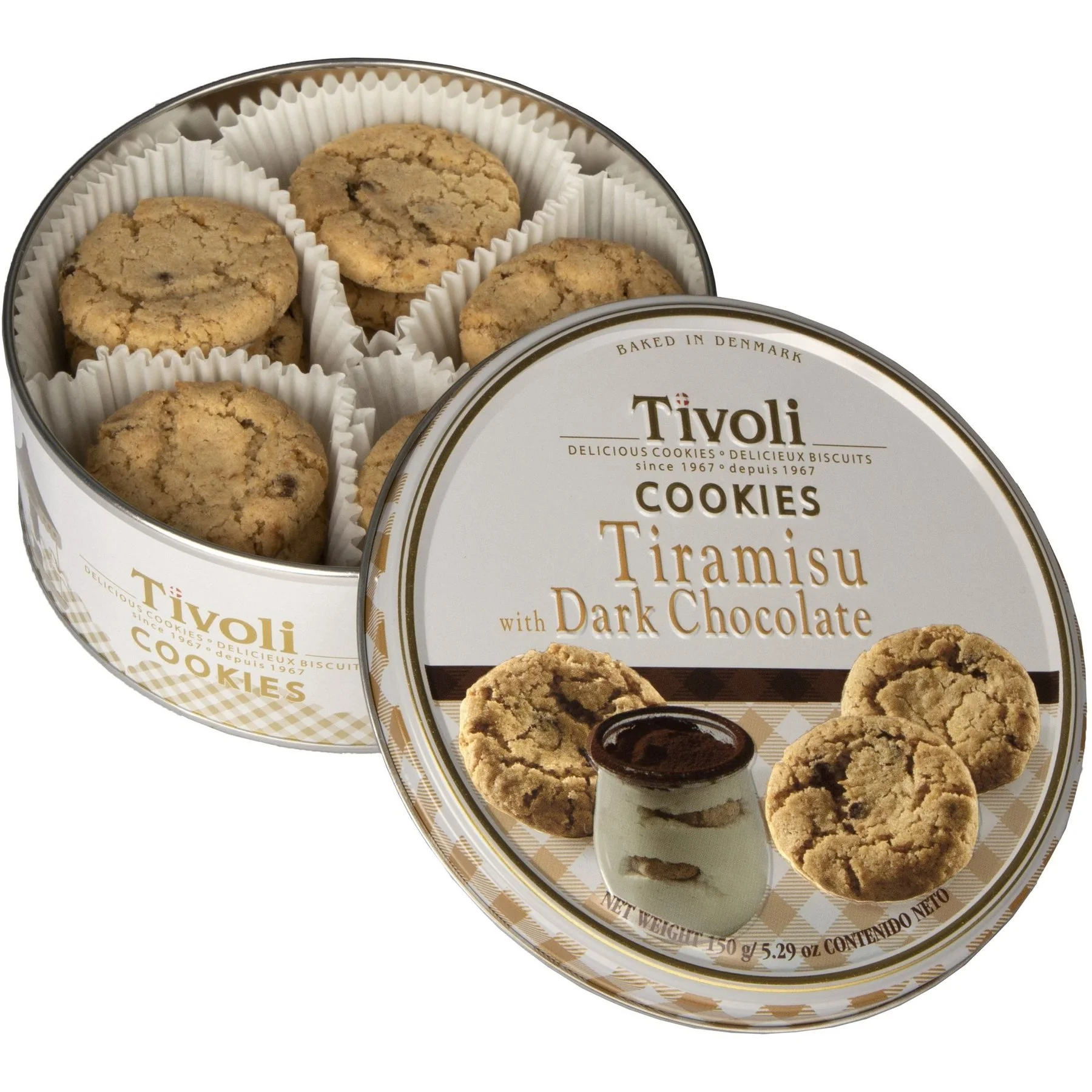 Бисквити с тирамису и тъмен шоколад 0.150 Tivoli