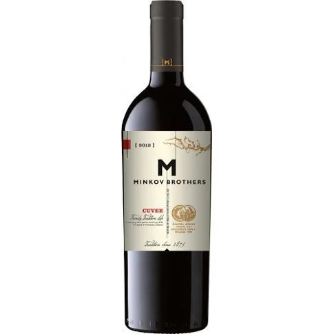 Червено вино Кюве 0,750 братя Минкови