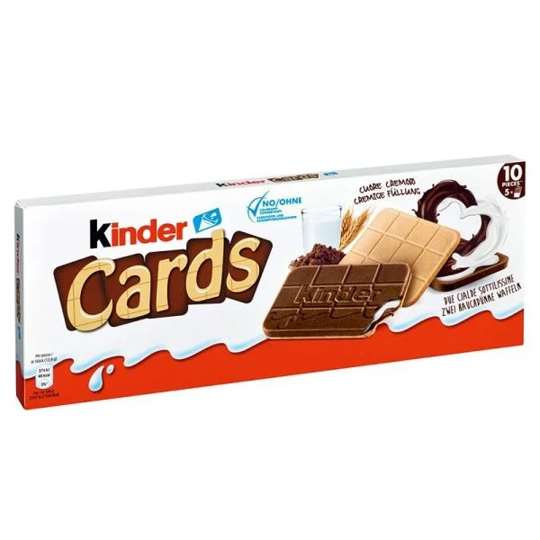 Бисквити с шоколад Kinder Cards 0,128 Фереро