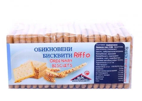 Обикновени бисквити диетични 0,180 Рифо