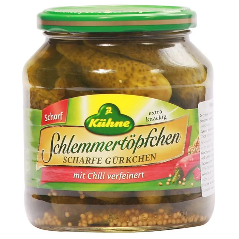 Кисели краставички КЮНЕ с чили  0,530