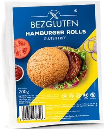 Хамбургер питки без глутен 2 бр 0,130 Bezgluten