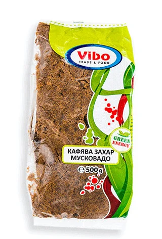 Кафява захар Мусковадо 0,500 Вибо