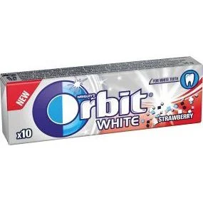 Дъвка Орбит уайт драже Ягода 0.014