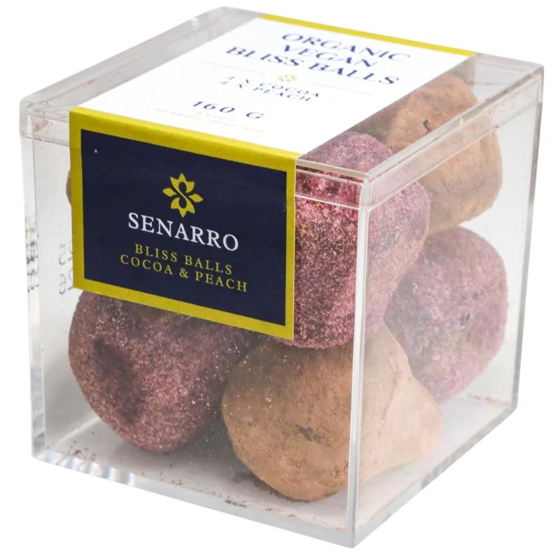 БИО Веган топчета какао и праскова 0,160 Bliss Balls