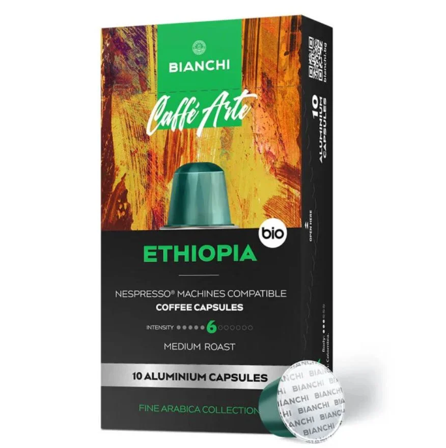 Кафе Бианчи Неспресо капсули 10 бр. Ethiopia