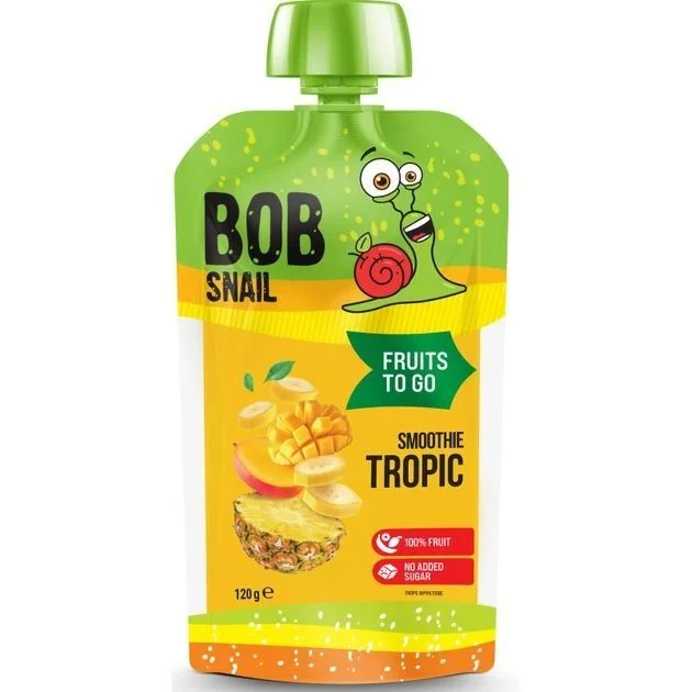 Смути BOB Snail 0,120 банан, ананас, манго